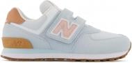 Кросівки для дівчаток New Balance PV574RK1 р.33,5 блакитні