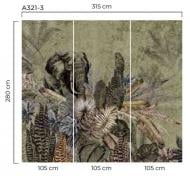 Фотообои AdaWall AMAZON POSTER A321-3 280x315 см 8,82 кв.м