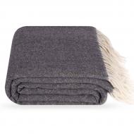 Плед Степ 140x200 см темно-серый Lanavitta