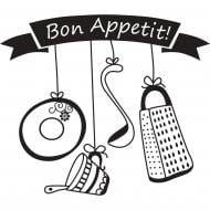 Декоративная наклейка Zatarga Bon Appetit Z180025 69x59,5 см