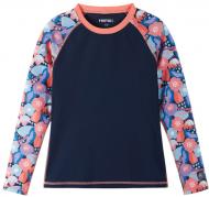 Лонгслів для дівчинки Reima Sukeltaja р.146 темно-синій 5200140A-698A