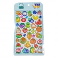 Набор наклеек Tiki Wiki 3D серии "Crystal" Тики фрукты 51367