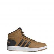 Кросівки чоловічі зимові Adidas HOOPS 2.0 MID EE7371 р.42 бежеві