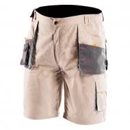 Шорты NEO tools SUMMER р. M 81-330 черный с бежевым