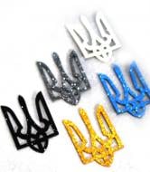 Декоративний виріб Тризуб 6 см 125238 5 шт. Діамантові ручки