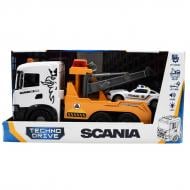 Игровой набор TechnoDrive серии "Mid Truck" Scania с машиной полиции 3004KS