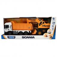 Игровой набор TechnoDrive серии "2 in 1 Truck" самосвал Scania и экскаватор 8001KS