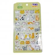 Набір наліпок Tiki Wiki 3D серії "Crystal" Тікі котики 51429