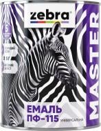 Эмаль универсальная алкидная ZEBRA MASTER белый глянец 2,6 кг