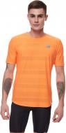 Футболка New Balance Q SPEED JACQUARD SS MT13277VIB р.S оранжевый