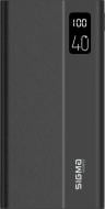 Повербанк Sigma mobile X-power SI40A3QL 40000 mAh black (4827798424117)