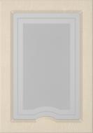 Фасад для кухни Грейд-Плюс Светло-серая текстура №338 патина белая 713*496 ВТ верхний Правый /Версаль