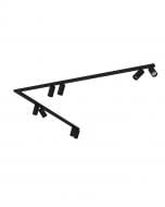 ВІТРИНА! Спот Nowodvorski Mono Corner 8x10 Вт GU10 чорний 7721