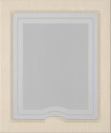 Фасад для кухни Грейд-Плюс Светло-серая текстура №338 патина белая 713*596 ВТ верхний Правый /Версаль