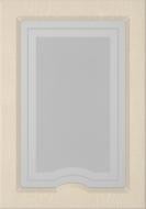 Фасад для кухни Грейд-Плюс Светло-серая текстура №338 патина белая R 713*522 BT верхний Правый /Версаль