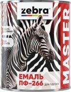Емаль ZEBRA MASTER для підлоги червоно-коричневий глянець 0,8 кг