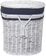 Корзина плетеная с текстилем 44х30х48 см XT12-4CD-2