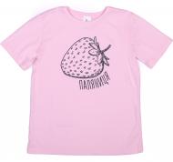 Футболка для девочек Luna Kids Паляниця р.128 розовый
