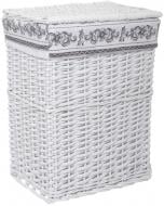 Корзина плетеная с текстилем Tony Bridge Basket 38x28x48 см HQ13-53AB-2