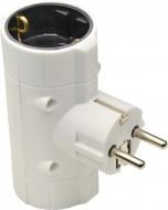 Двойник ECOНОМЕ Ornat тип А с заземлением 2 гн. белый ECO019001023