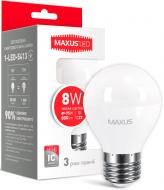 Лампа светодиодная Maxus F 8 Вт G45 матовая E27 220 В 3000 К 1-LED-5413