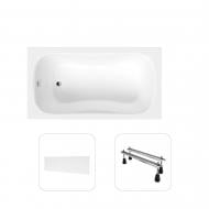 Ванна акриловая Helmken Edelva 87235KV493 129,5х70 см комплект 3 в 1