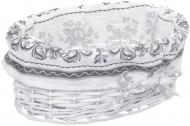 Корзина плетеная с текстилем Tony Bridge Basket 29x21x12 см HQ13-53CD-5