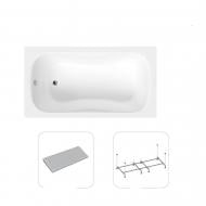 Ванна акриловая Helmken Edelva 61710B580A 129,5х70 см комплект 3 в 1 Ванна акриловая Helmken Edelva 61710B580A 129,5х70 см комплект 3 в 1