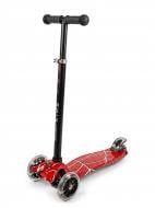 Самокат MaxxPro kids красный LS306C /maxi/ red line printin