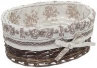 Корзина плетеная с текстилем 34х26х14 см HQ13-52CD-4