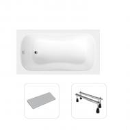 Ванна акриловая Helmken Edelva 38677N019M 129,5х70 см комплект 3 в 1