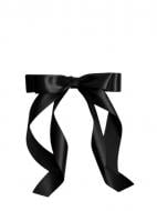 Заколка для волос MISO accessory с атласным бантиком черная