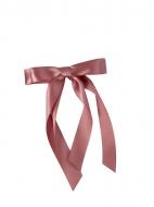 Заколка для волос MISO accessory с атласным бантиком пудра