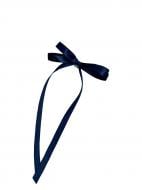 Зажим для волос MISO accessory с атласным бантиком синий