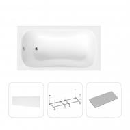 Ванна акриловая Helmken Edelva 62G63491G5 129,5х70 см комплект 4 в 1