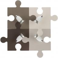 Люстра стельова Nowodvorski Puzzle 4x35 Вт GU10 сірий 6382 Люстра стельова Nowodvorski Puzzle 4x35 Вт GU10 сірий 6382