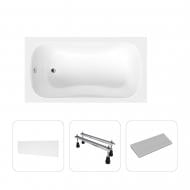 Ванна акриловая Helmken Edelva 78027NB112 129,5х70 см комплект 4 в 1