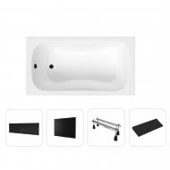 Ванна акриловая Helmken Edelva B3554986S7 129,5х70 см комплект 5 в 1 Ванна акриловая Helmken Edelva B3554986S7 129,5х70 см комплект 5 в 1