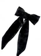Заколка для волос MISO accessory бархатный бант черный b046