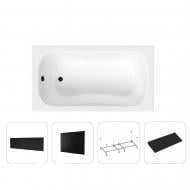 Ванна акриловая Helmken Edelva X2T9481981 129,5х70 см комплект 5 в 1