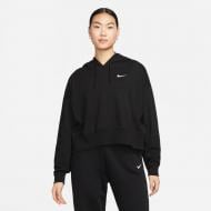 Джемпер Nike W NSW JRSY OS PO HOODIE DM6417-010 р.L чорний