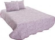 Набор покрывало с наволочками Barreiro La Nuit пурпурный