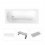 Ванна акриловая Helmken Edelva 02T44P4433 137,5х70 см комплект 4 в 1