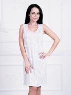 Ночная рубашка Roksana Irbis 568/15335 р. XXL белый с серым