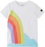 Футболка для дівчаток Reima р.134 білий 5200189A-011A