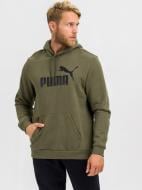Джемпер Puma Essentials+ Fleece Hoody 85242215 р. M оливковий Джемпер Puma Essentials+ Fleece Hoody 85242215 р. M оливковий
