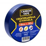 Стрічка ізоляційна CARBON TAPE 19 мм 30 м синій