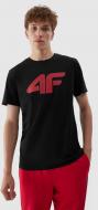 Футболка 4F TSHIRT M0877 4FAW23TTSHM0877-21S р.L чорний