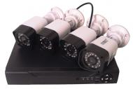 Комплект відеоспостереження UKC DVR реєстратор 4-канальний та 4 камери DVR CAD D001 KIT (009343)