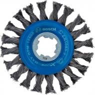 Щітка дискова Bosch Bosch X-Lock 115 мм вузлики сталь 0,5 мм 2608620731